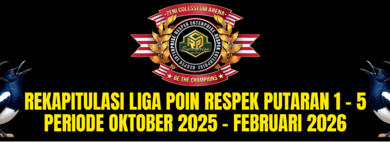 Daftar Rekapitulasi Liga Poin Respek Putaran 1 – 5 Periode Oktober 2025 – Februari 2026