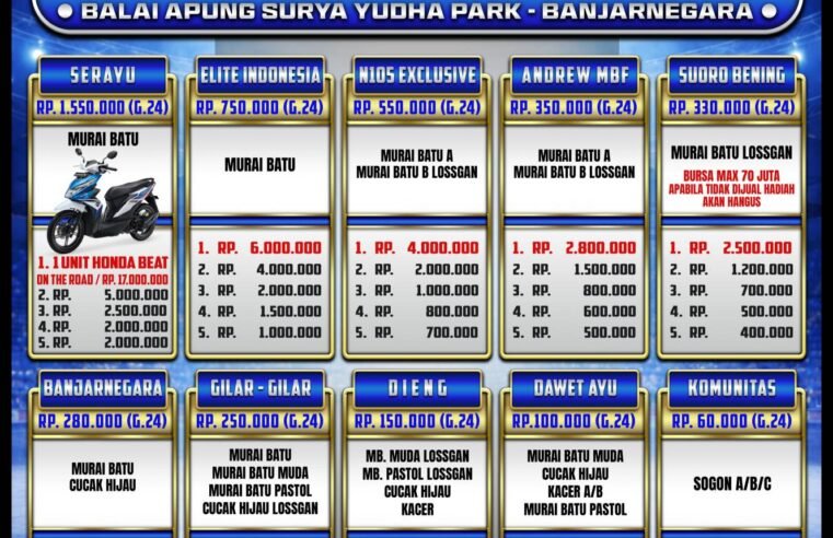 N105 INDONESIA GANDENG ELITE SIAP GELAR EVEN EXLUSIVE DI JAWA TENGAH